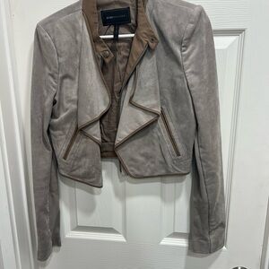 BCBGMaxAzria Gray and Brown Women's Blazer